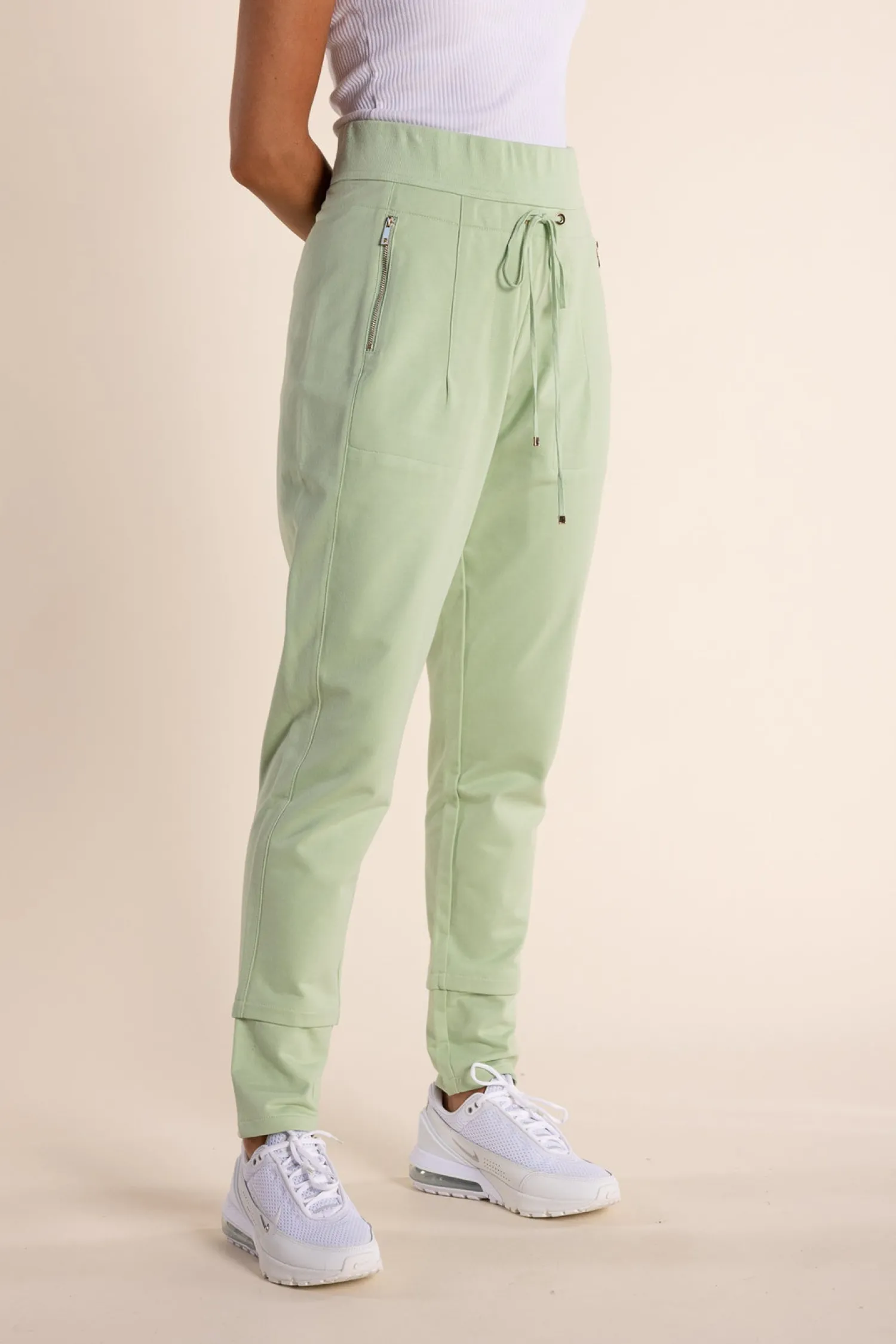 Hot Neva Track Pant - Soft Green - TT56 Ladies Pants