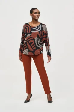 Online Norelle Pants - Rust - JR9 Ladies Pants