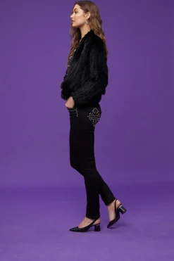 Discount Nottingham Studded Jeans - Black - NLJ13 Women Women's Jeans