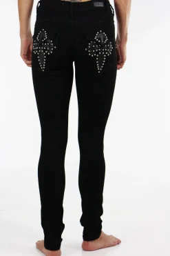 Discount Nottingham Studded Jeans - Black - NLJ13 Women Women's Jeans