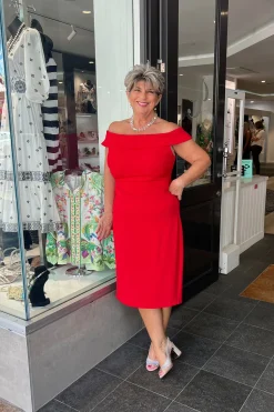 Outlet Off The Shoulder Cocktail Dress | Fire | Z2 Weddings & Events