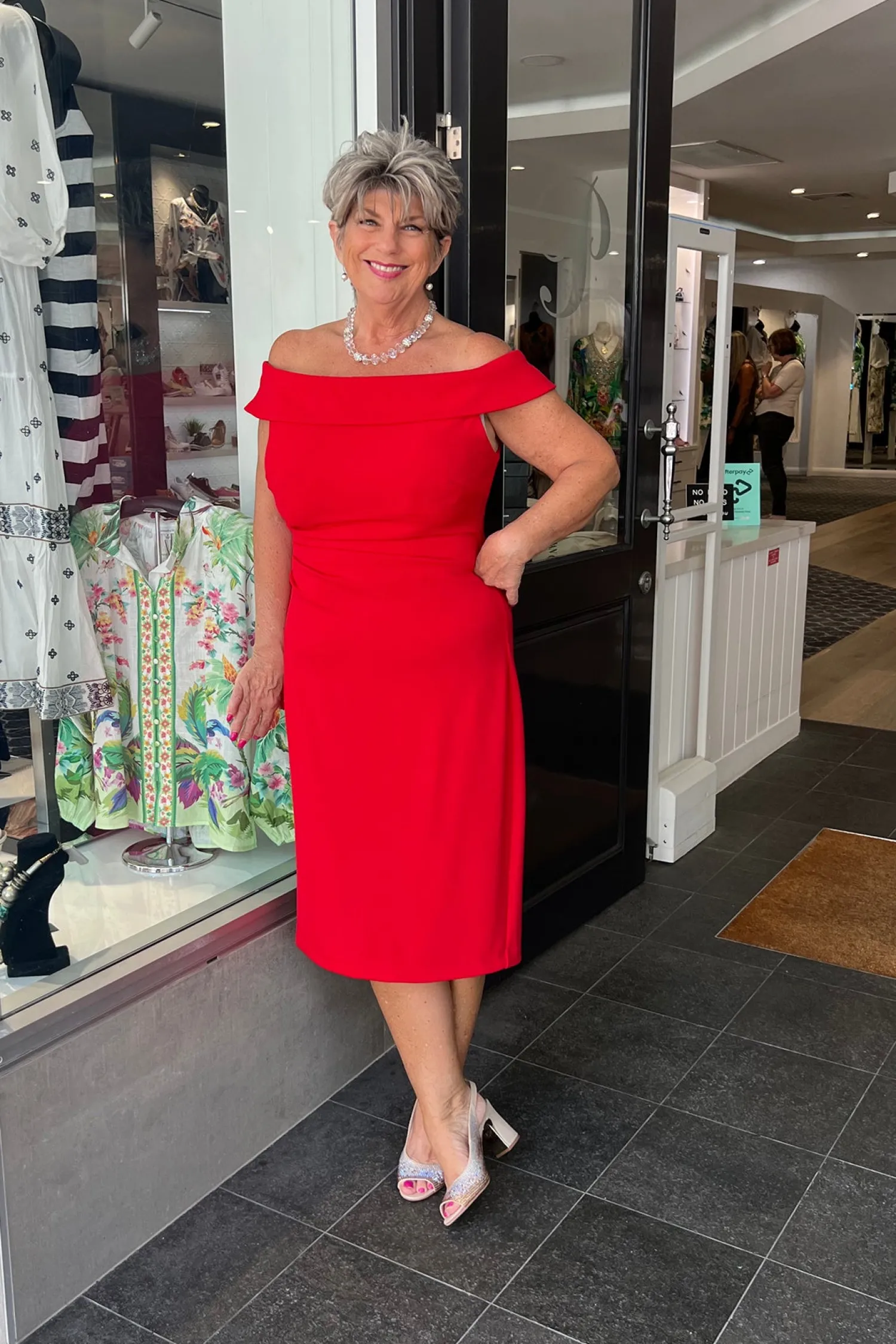 Outlet Off The Shoulder Cocktail Dress | Fire | Z2 Weddings & Events