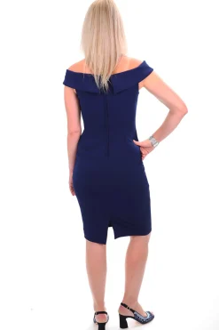 Clearance Off The Shoulder Cocktail Dress | Midnight | Z2 Weddings & Events
