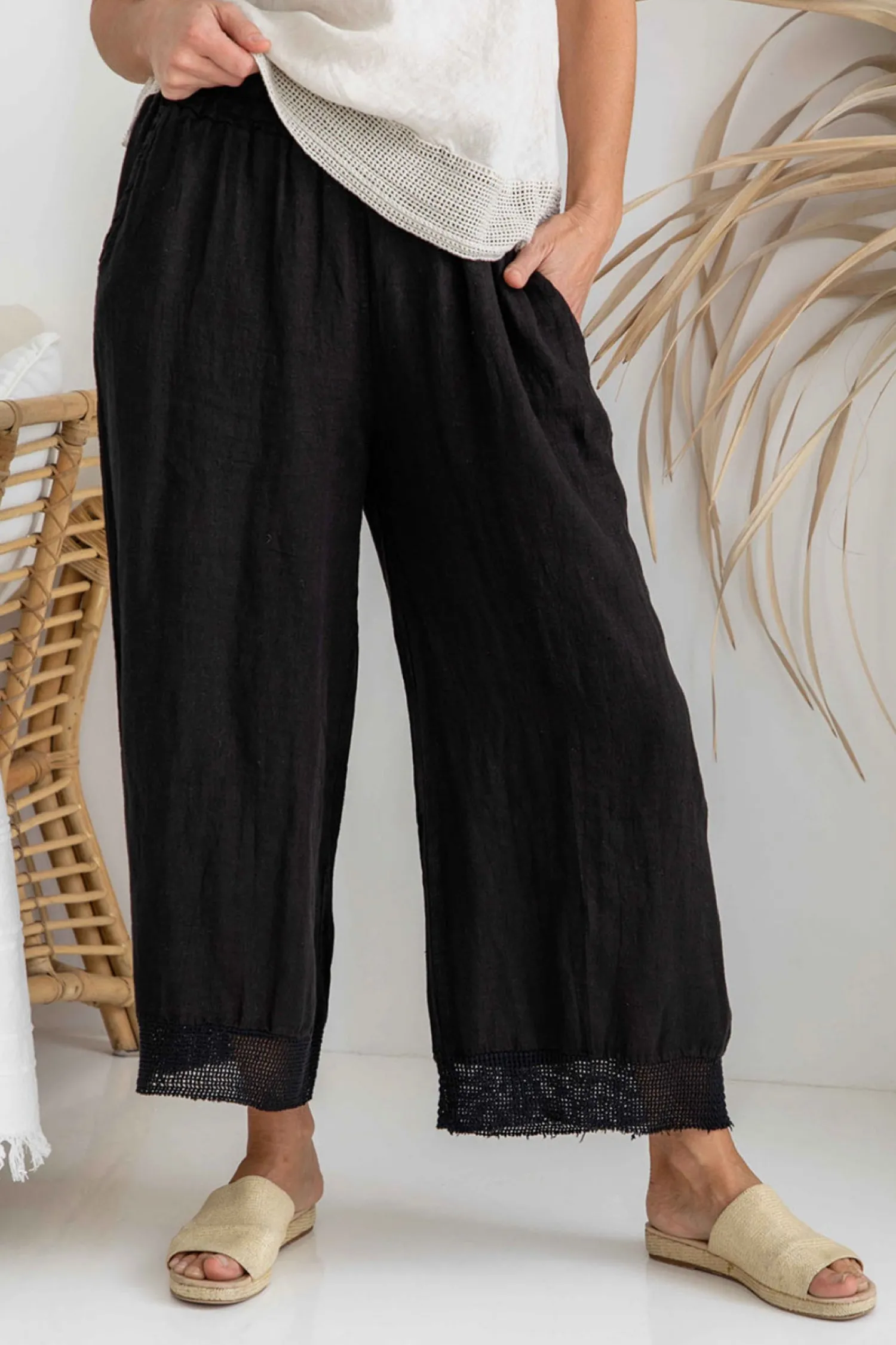 Hot Paneta Pant - Black - IC28 Ladies Pants