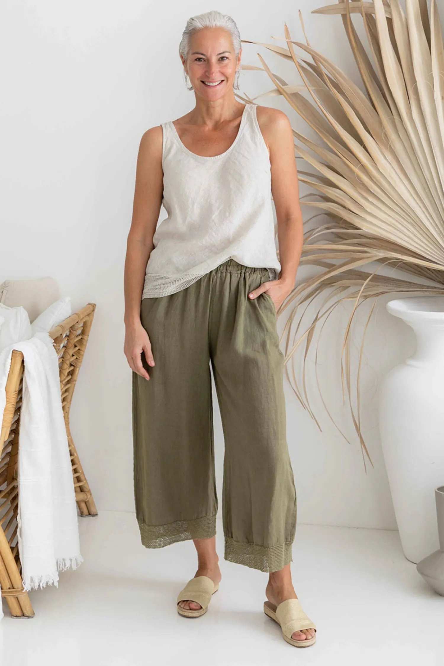 Hot Paneta Pant - Slate - IC28 Ladies Pants