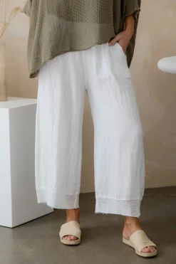Outlet Paneta Pant - White - IC28 Ladies Pants