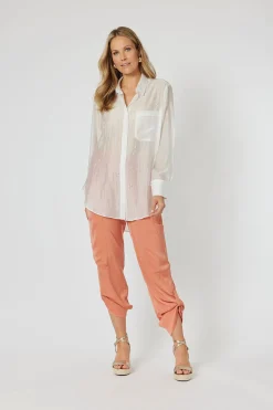 Discount Pearl Voile Shirt - White - HV16 Shirts & Tops