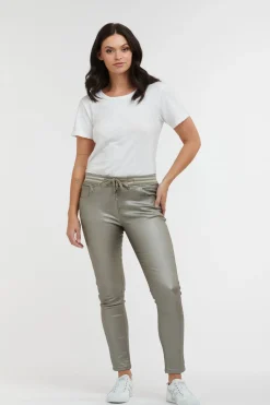 Discount Pleather Tommy Jean - Silver - IS44 Women Women's Jeans