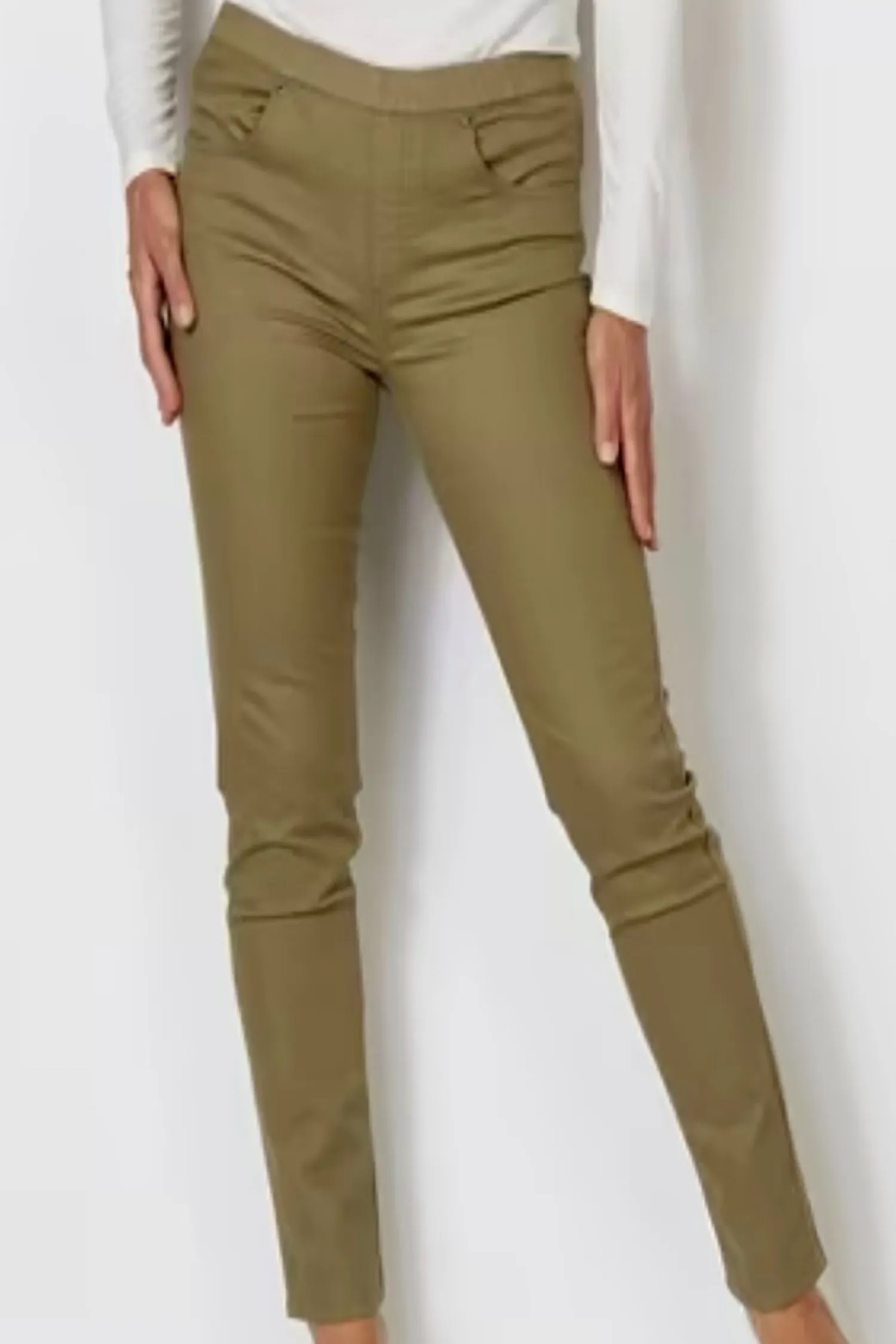 Discount Pull on Jean - Khaki - CL20 Women Women's Jeans