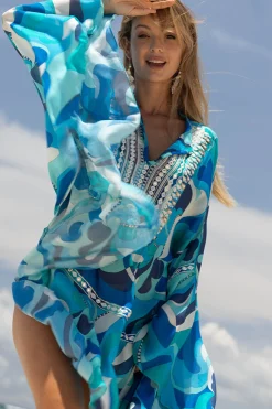 Sale Rachel Kaftan | Blue | M37 Dresses