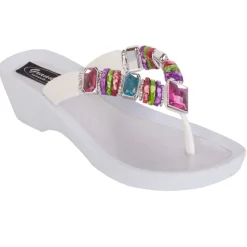 Outlet Rainbow Thong - White- GC1 Wedges|Sandals