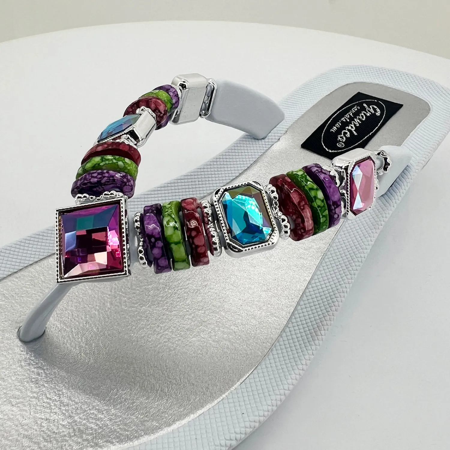 Outlet Rainbow Thong - White- GC1 Wedges|Sandals
