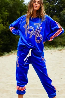 Outlet Retro 76 Royal Track Pant - HC12 Ladies Pants