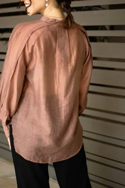 Sale Riley Shirt - Latte - SO13 Shirts & Tops