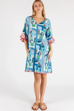 New Rosalie Dress - Sky - LL35 Dresses