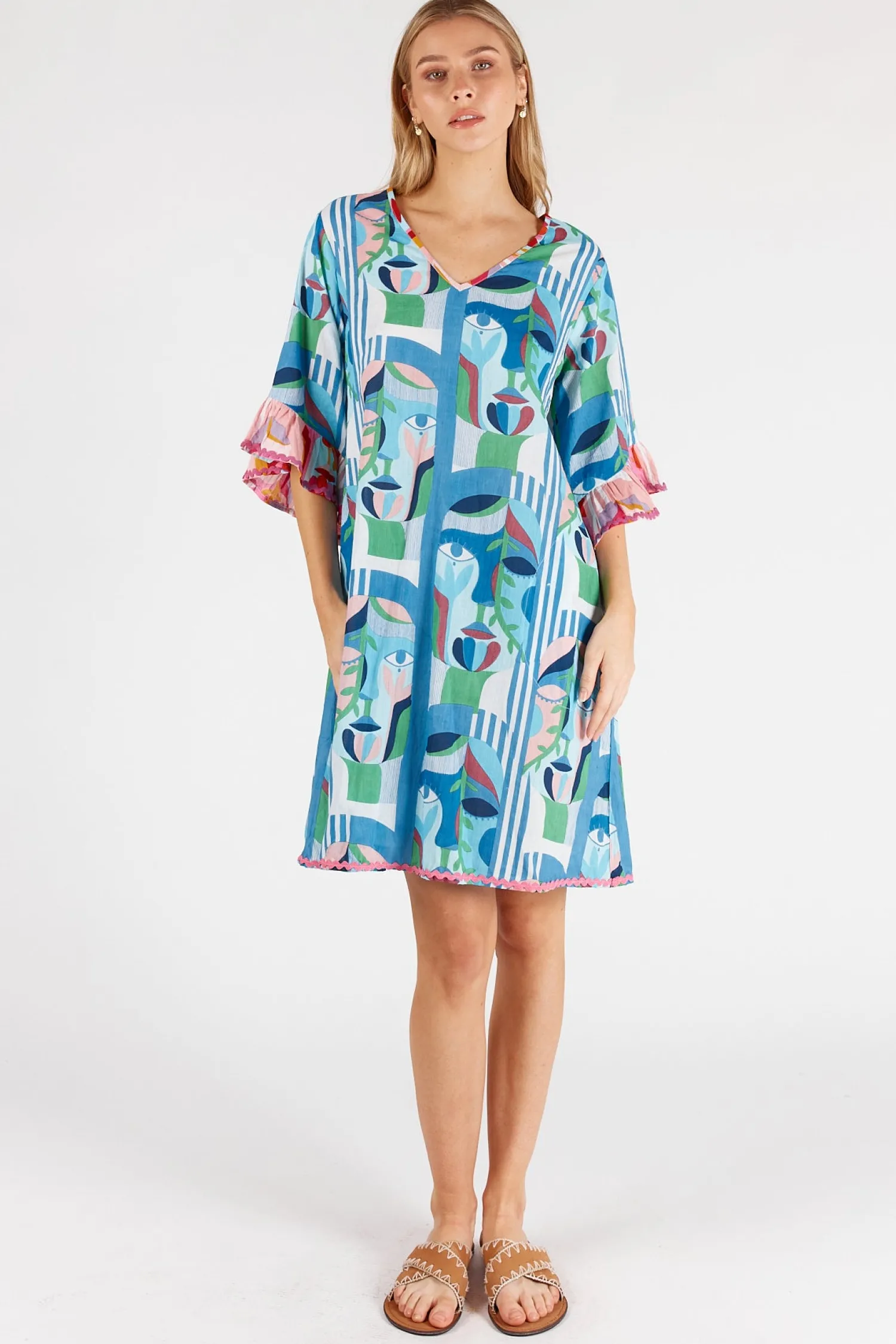 New Rosalie Dress - Sky - LL35 Dresses
