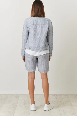 Discount Sail Linen Button Jacket - OJ30 Coats & Jackets