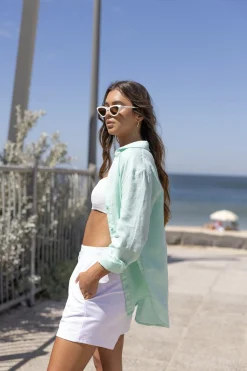 Sale Samara Shorts - White - TT27 Shorts