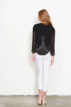 Best Sheer Sleeve Jacket | CAJ19 Shirts & Tops