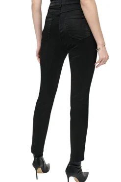 Hot Shimmer Foil Pant - Black - JR18 Ladies Pants