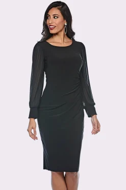 Hot Silhouette Shift Dress | Black | Jh7 Weddings & Events