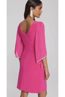Online Silky Knit Shift Dress - Shocking Pink - JR26 Weddings & Events
