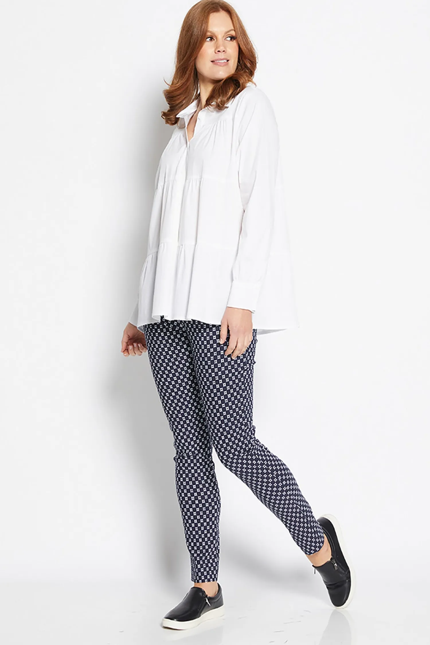 New Simple Print Pant - Orbit - PH20 Ladies Pants