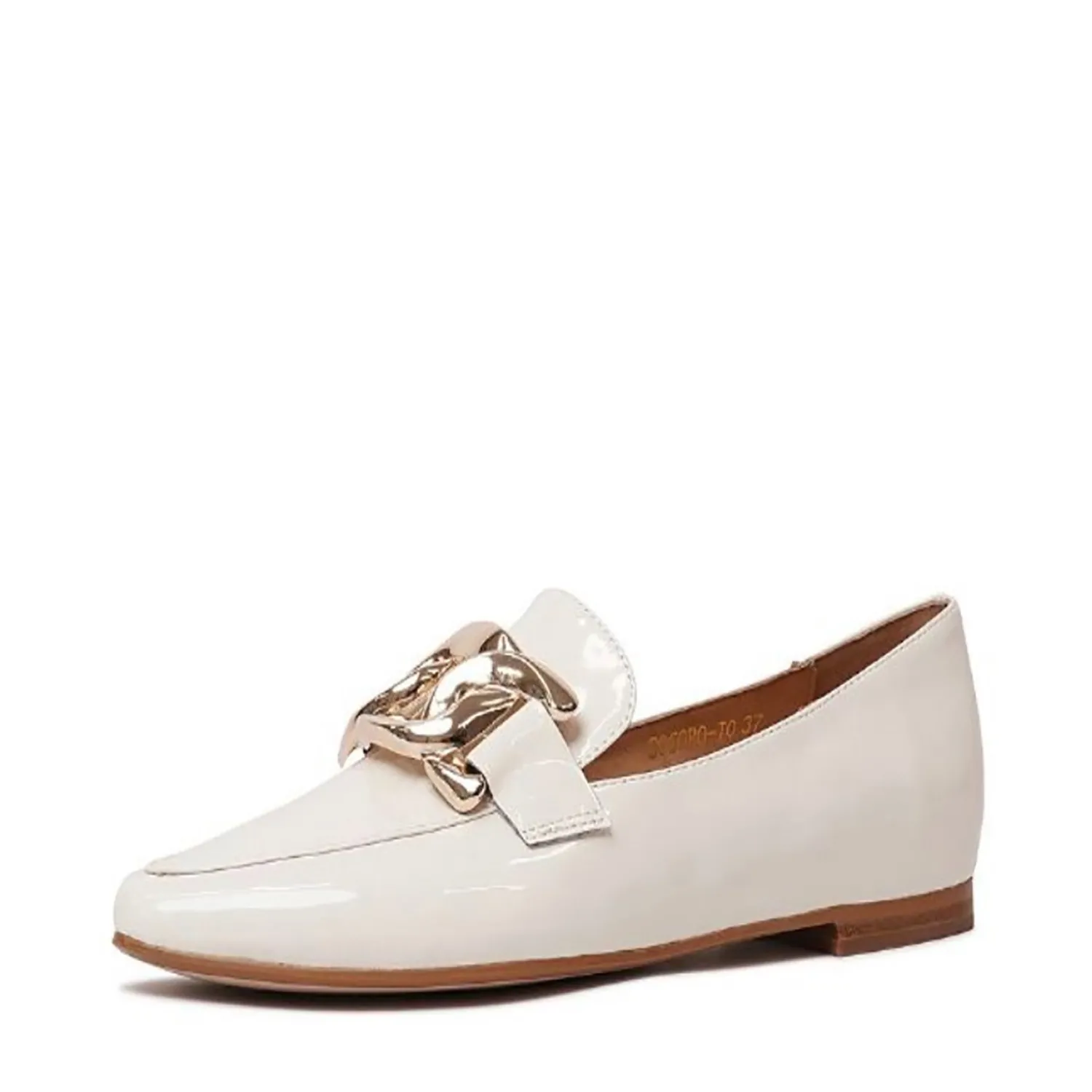 Clearance Socoro Loafer - Ivory - TE13 Flats