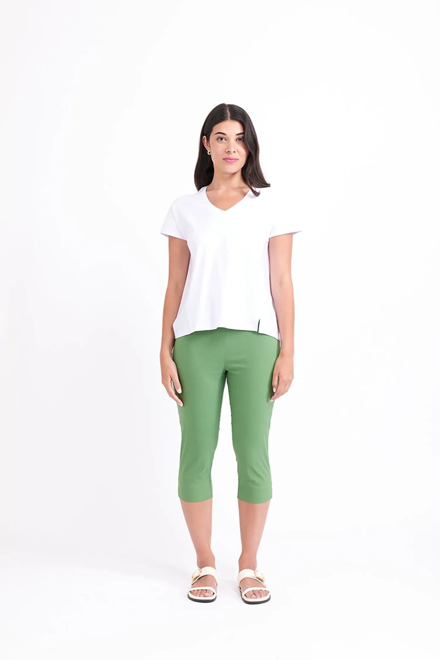 Outlet Split Enz Pants - Apple - F23 Ladies Pants