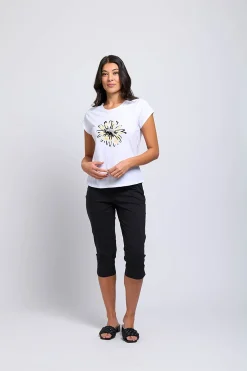 Sale Split Enz Pants - Black - F23 Ladies Pants
