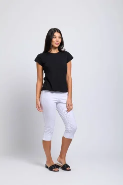 Outlet Split Enz Pants - White - F23 Ladies Pants