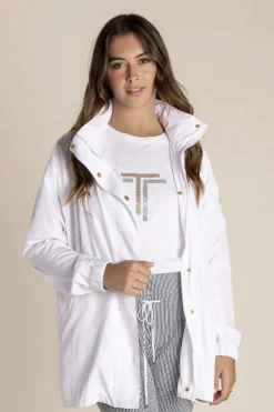 New Spray Jacket - White - TT9 Coats & Jackets