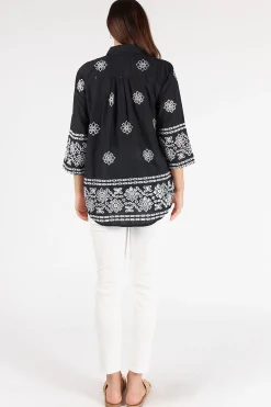 Clearance St Lucia Shirt - Black - LS11 Shirts & Tops