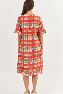 New Sunrise Cotton Dress - Tutti Frutti - N21 Dresses