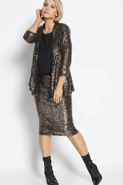 Tango Sequin Skirt - Bronze - PH37 Skirts