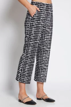 Online Ticket 7/8 Culotte Pant - Black Stark - PH14 Ladies Pants