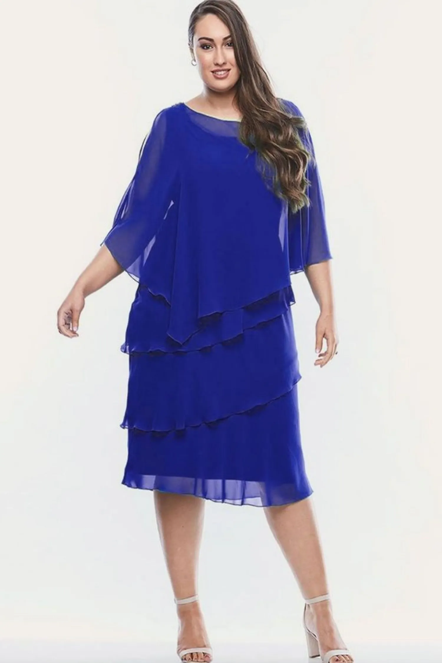 Best Tiered Chiffon Dress | Royal | LJ1 Weddings & Events|Dresses