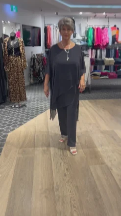 Hot Tilly Jumpsuit - Charcoal - SIS1 Jumpsuits|Weddings & Events