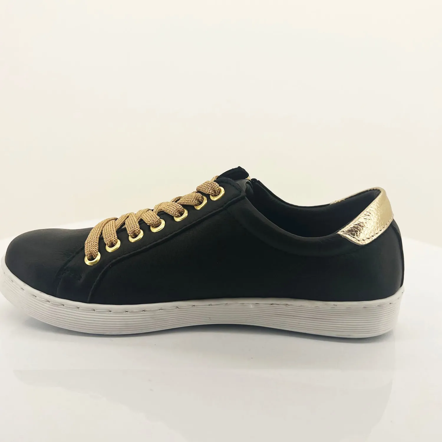 New Token Duo Sneaker | Black & Gold | RS1 Sneakers