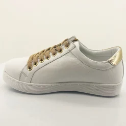 Sale Token Duo Sneaker | White & Gold | RS1 Sneakers
