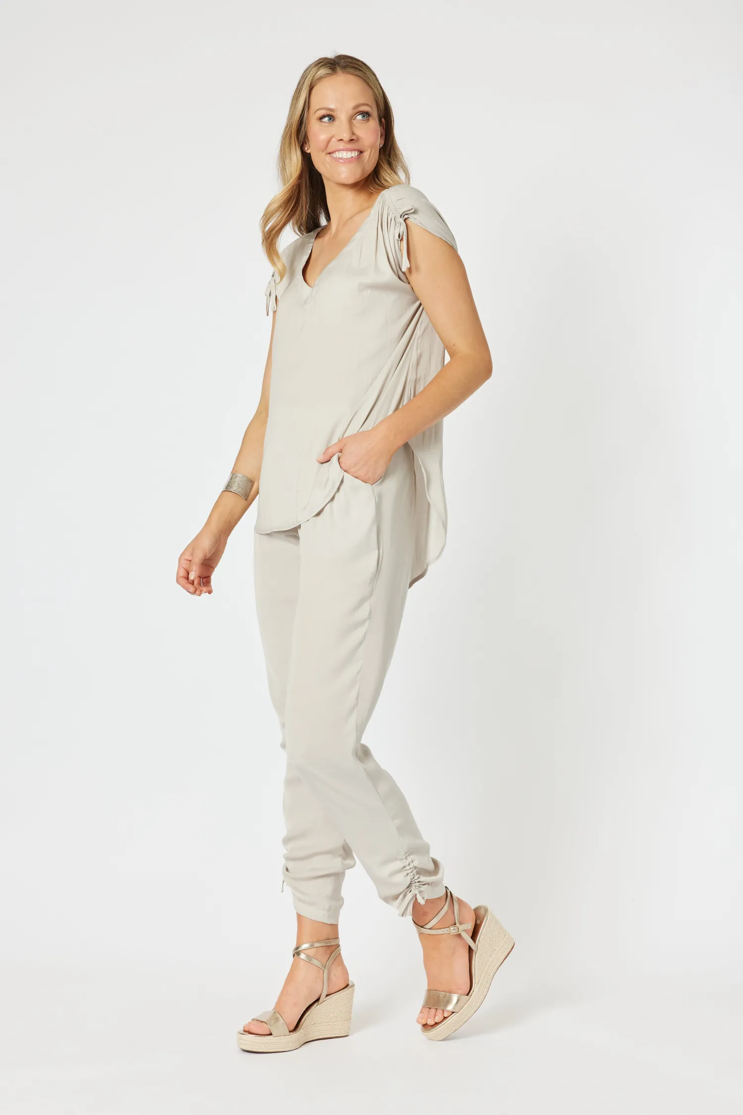 Hot Traveller Luxe Top - Champagne - HV10 Shirts & Tops