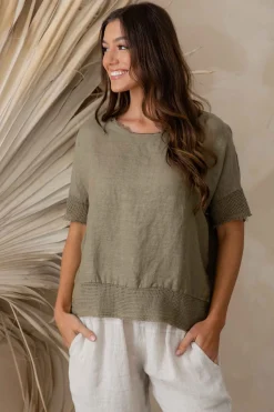 Clearance Trenta Top - Slate - IC5 Shirts & Tops