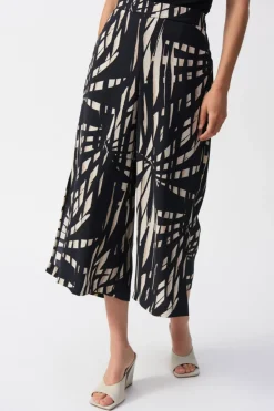 New Tropical Print Culotte Pants - JR31 Ladies Pants