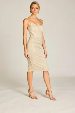 Clearance Venus Dress - Sand - PR5 Weddings & Events|Dresses