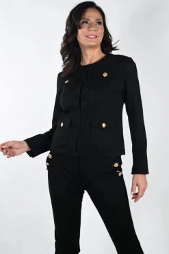 Outlet Vescade Jacket - Black - FL80 Coats & Jackets