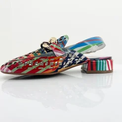 Clearance Vooper Leather Heel - Multi - DJ29 Sandals|Heels