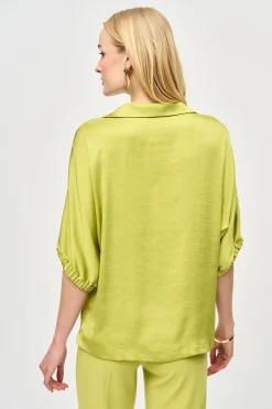 Clearance Wasabi Boxy Top - JR21 Shirts & Tops