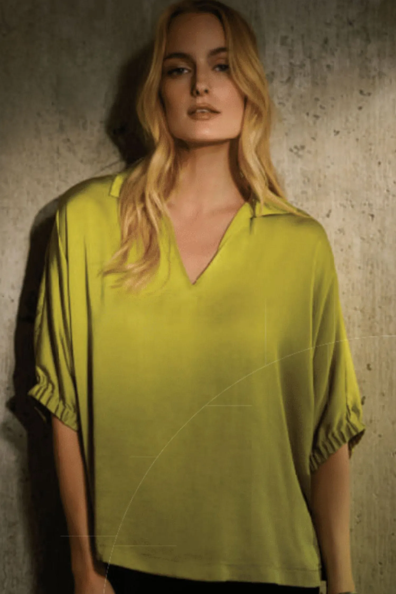 Clearance Wasabi Boxy Top - JR21 Shirts & Tops