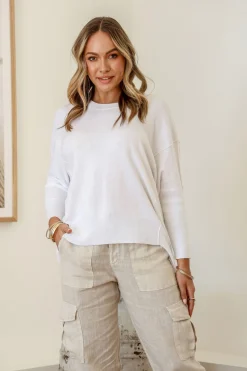 Best Willow Jumper - White - SN6 Jumpers & Knitwear