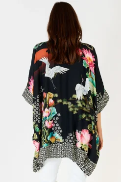 Yoshiko Kaftan - Black -LS2 Shirts & Tops